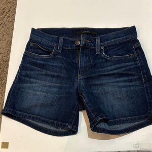 Joe's Jeans Dark Blue Jean Shorts